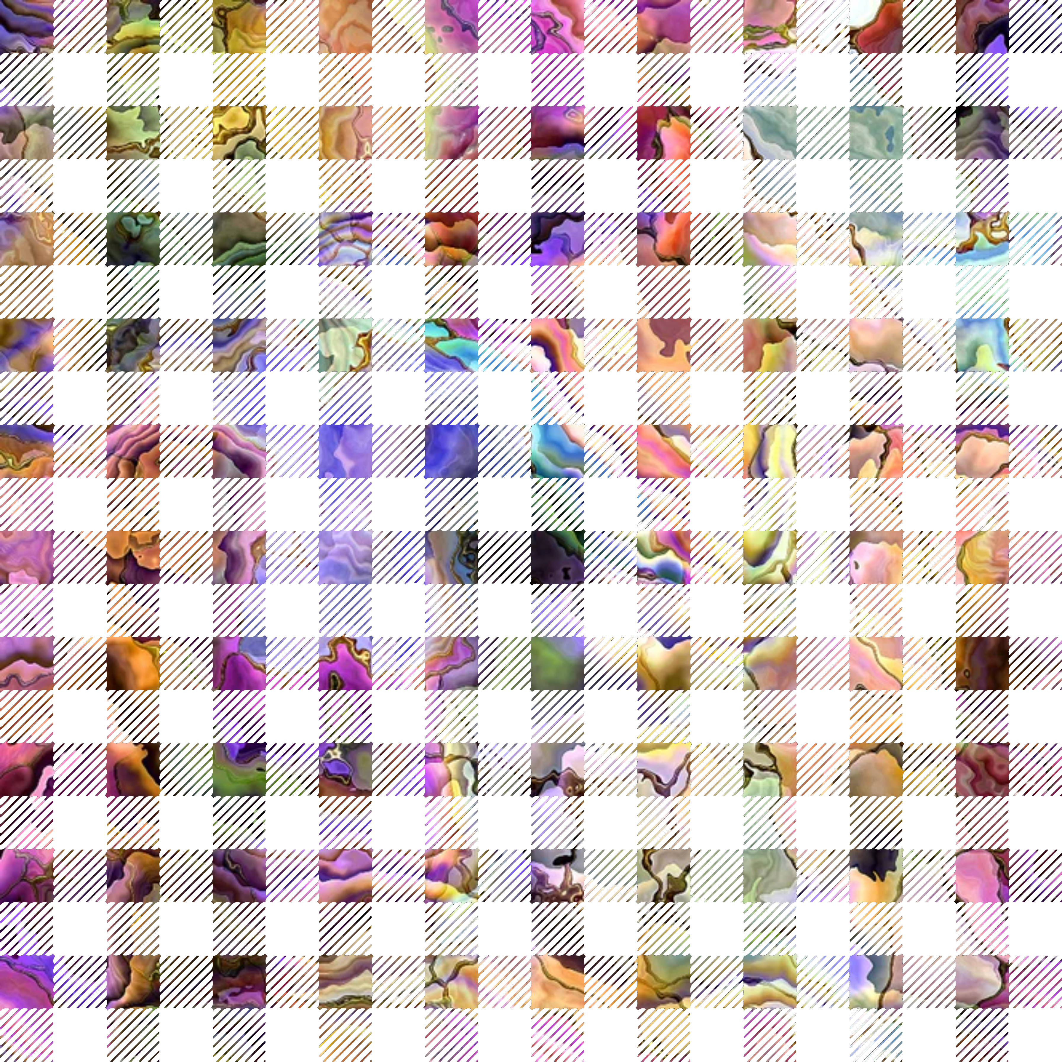 Marbled Opal Pattern 22 Minky Fabric