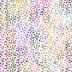 floral pattern, botanical design, branch motifs, leaf clusters, watercolor style, purple hues, pink tones, blue shades, green accents, multicolored, pastel palette, delicate branches, small flowers, organic pattern,, fabric panel, whimsical design, nature inspired, soft colors, artistic print