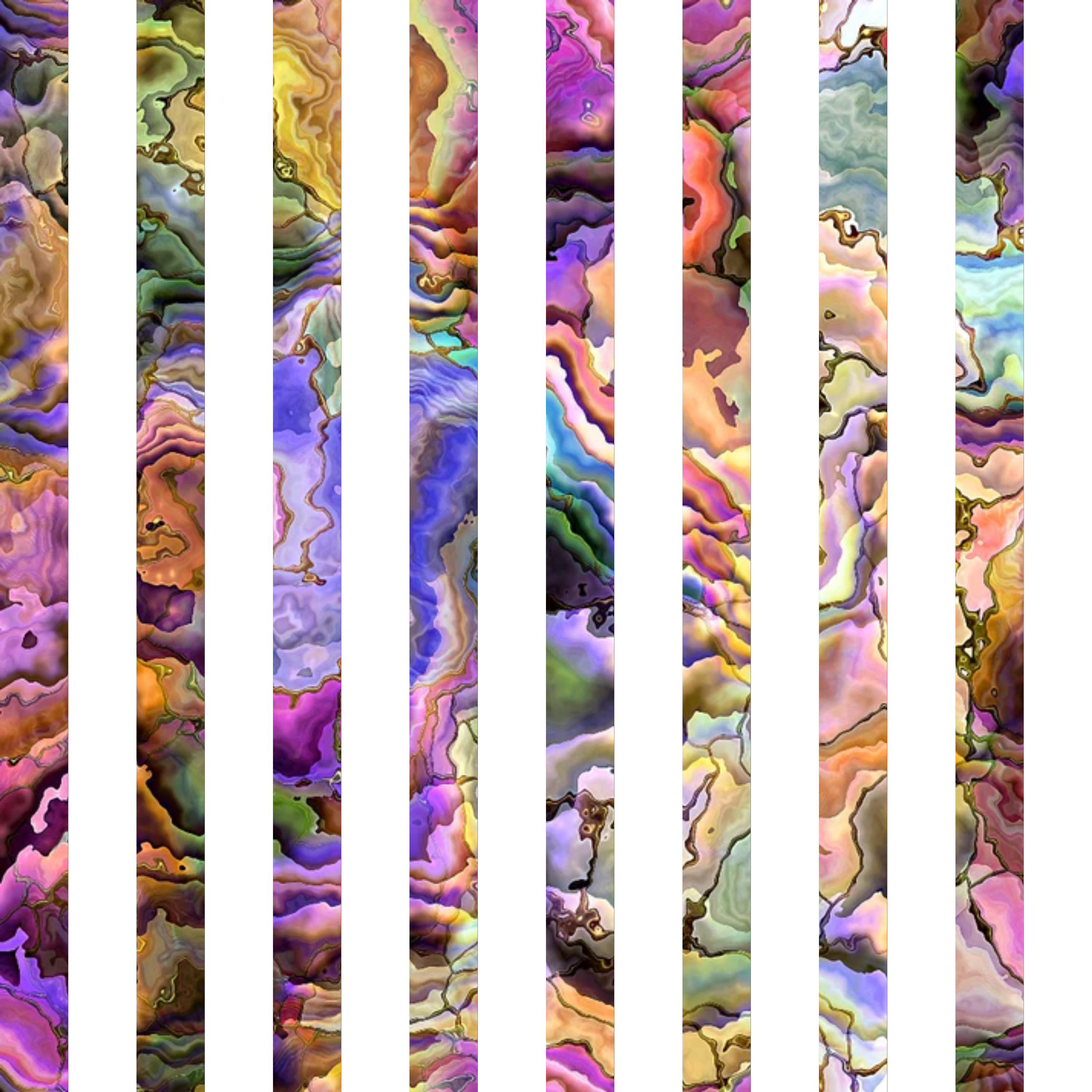 Oyster Shell Pattern 33 Quilting Cotton Fabric