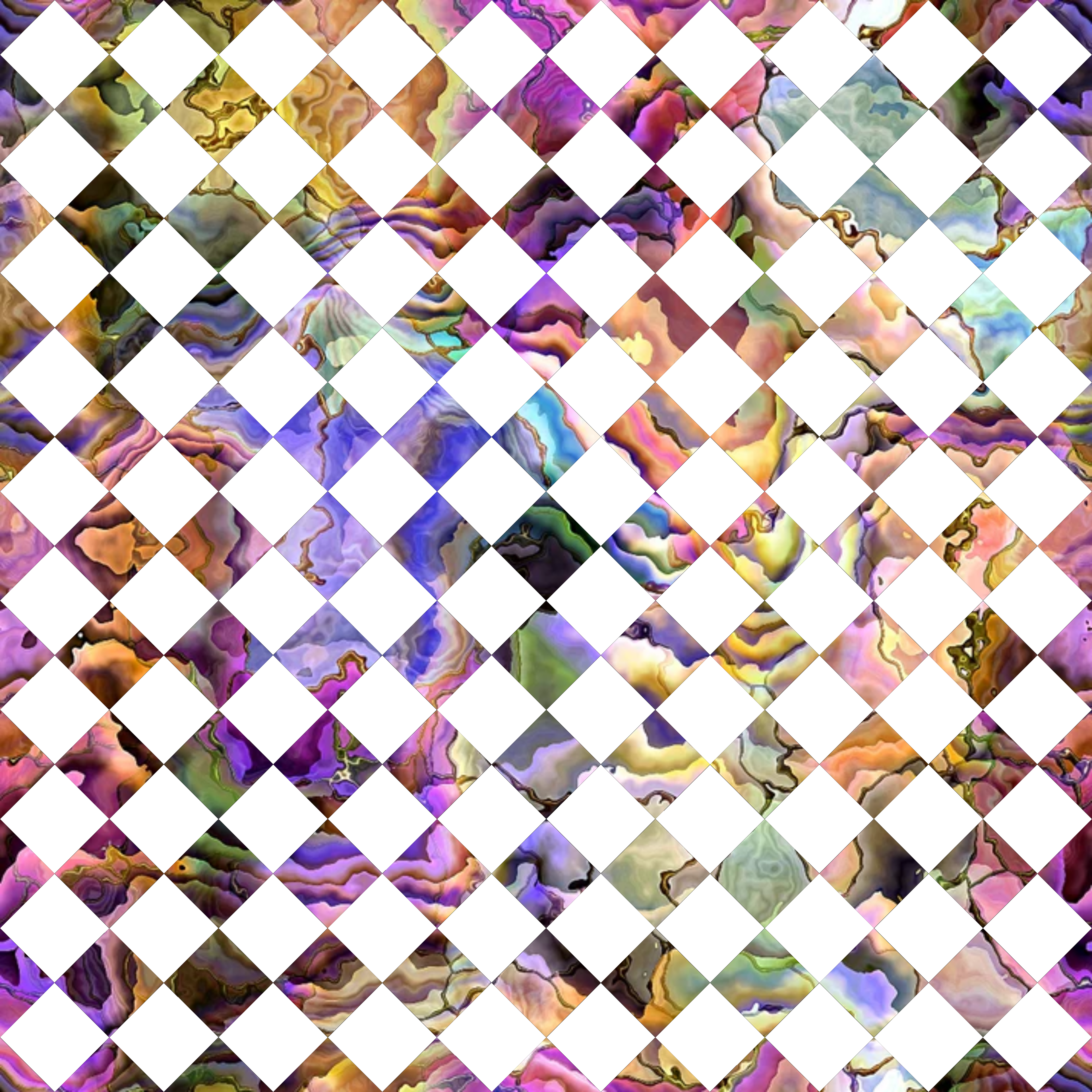 Marbled Opal Pattern 24 Minky Fabric