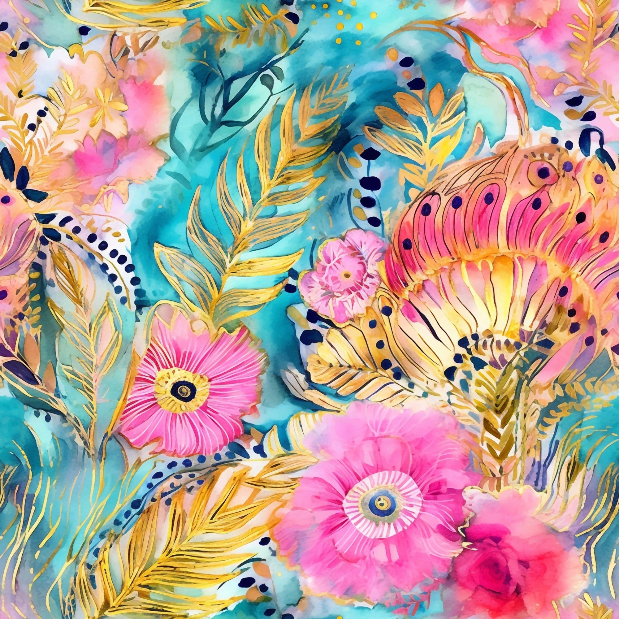 Gilded Menagerie Pattern 13 Minky Fabric