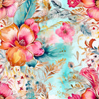 Gilded Menagerie Pattern 6 Minky Fabric