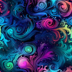 Nebula Swirls Pattern 10 Minky Fabric