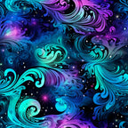 Nebula Swirls Pattern 12 Minky Fabric