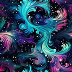 Nebula Swirls Pattern 19 Minky Fabric