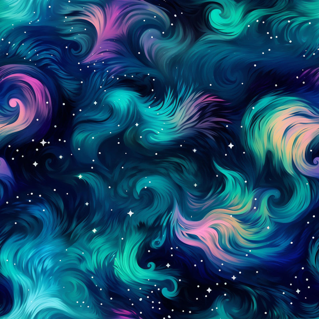 Nebula Swirls Pattern 5 Minky Fabric