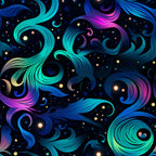 Nebula Swirls Pattern 6 Minky Fabric