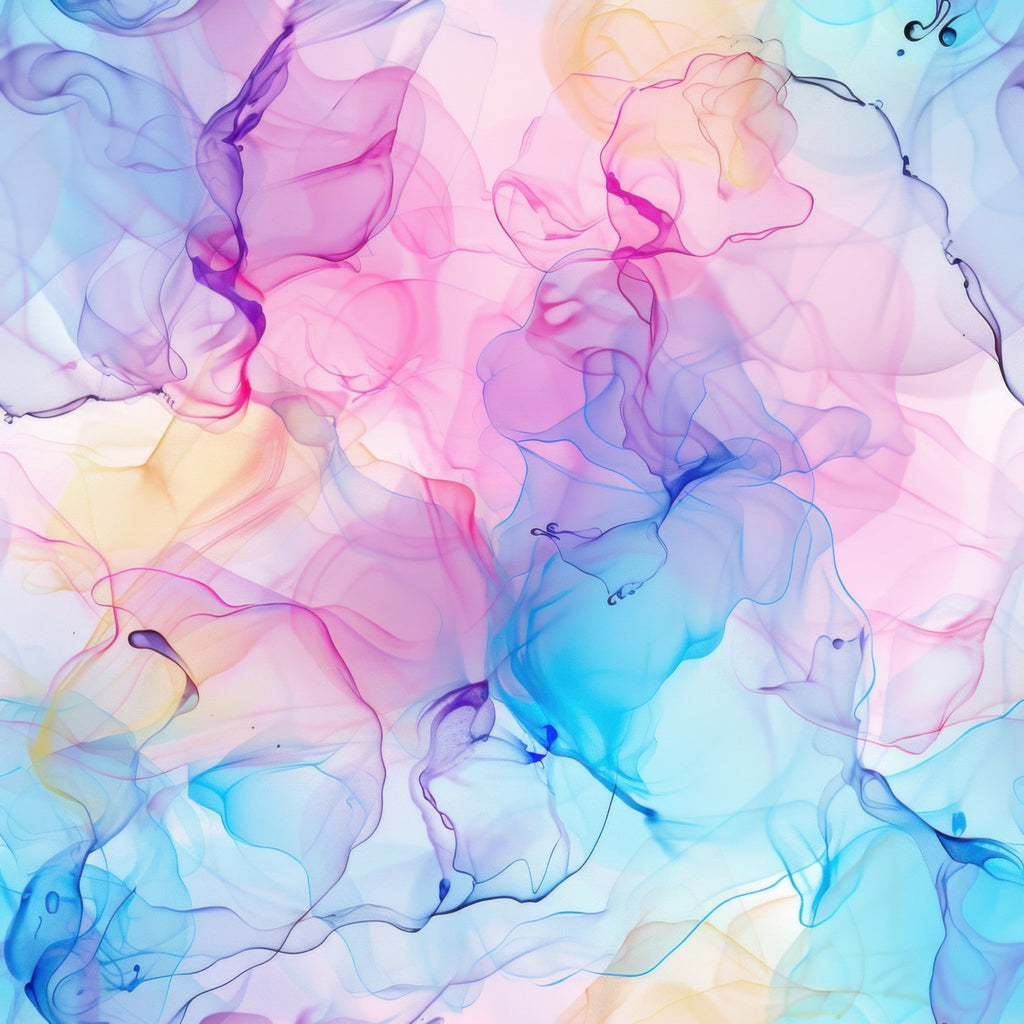 Watercolor Daydream Pattern 10 Minky Fabric