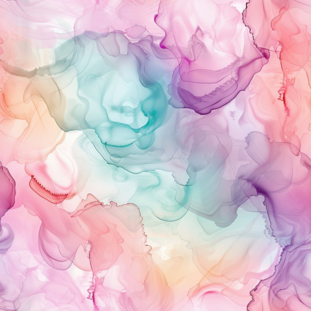 Watercolor Daydream Pattern 14 Minky Fabric