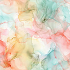 Watercolor Daydream Pattern 7 Minky Fabric
