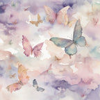 Pastel Butterfly Heaven Pattern 1 Minky Fabric