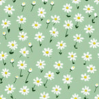 Pastel Daisy Pattern 12 Minky Fabric