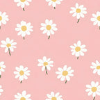 Pastel Daisy Pattern 3 Minky Fabric