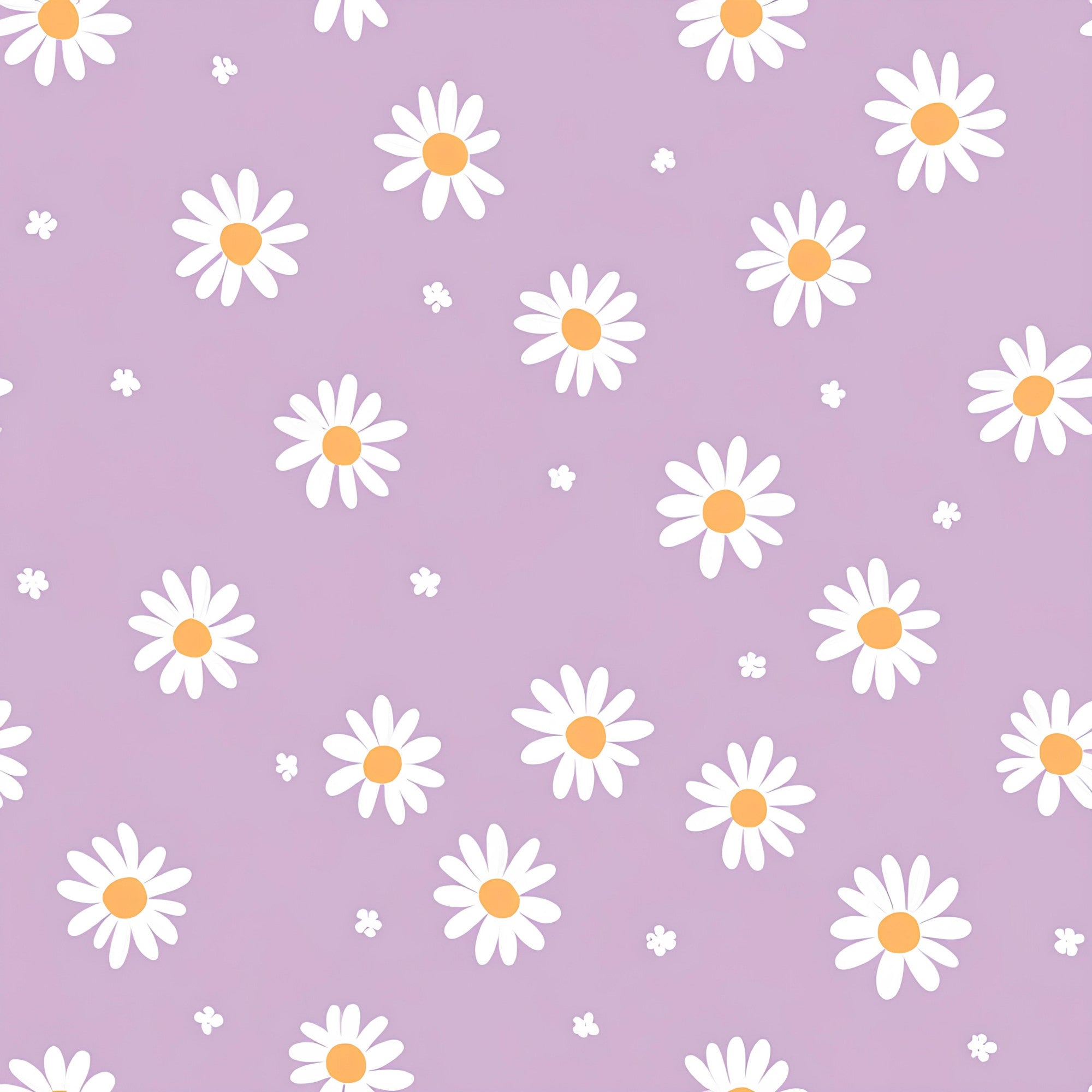 Pastel Daisy Pattern 5 Minky Fabric
