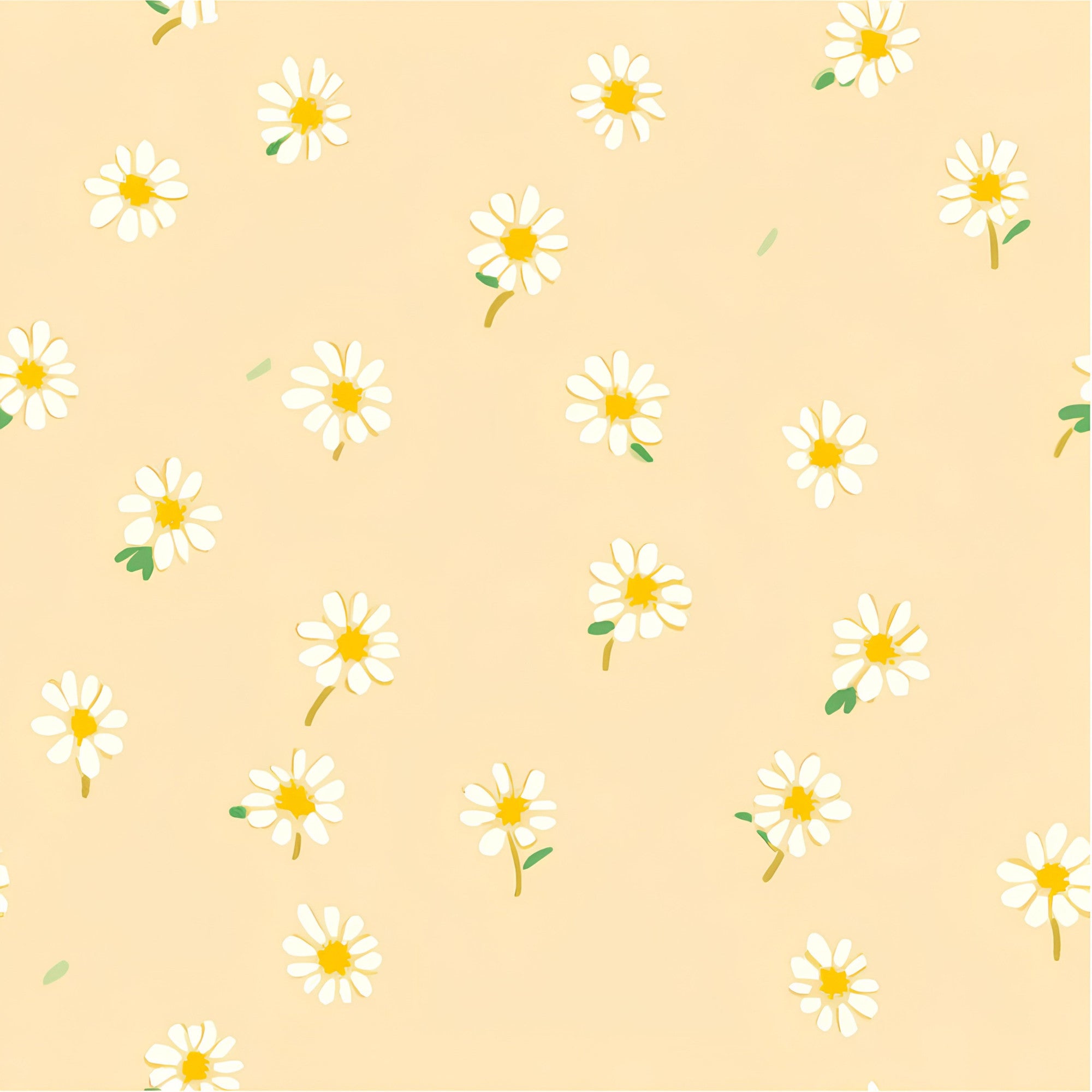 Pastel Daisy Pattern 6 Minky Fabric
