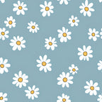Pastel Daisy Pattern 8 Minky Fabric