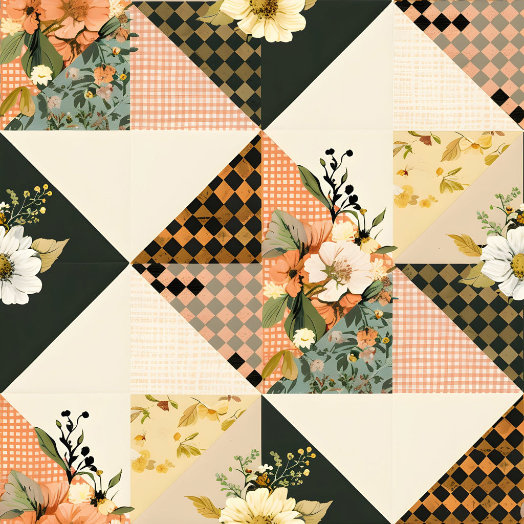 Prairie Blooms Pattern 15 Minky Fabric