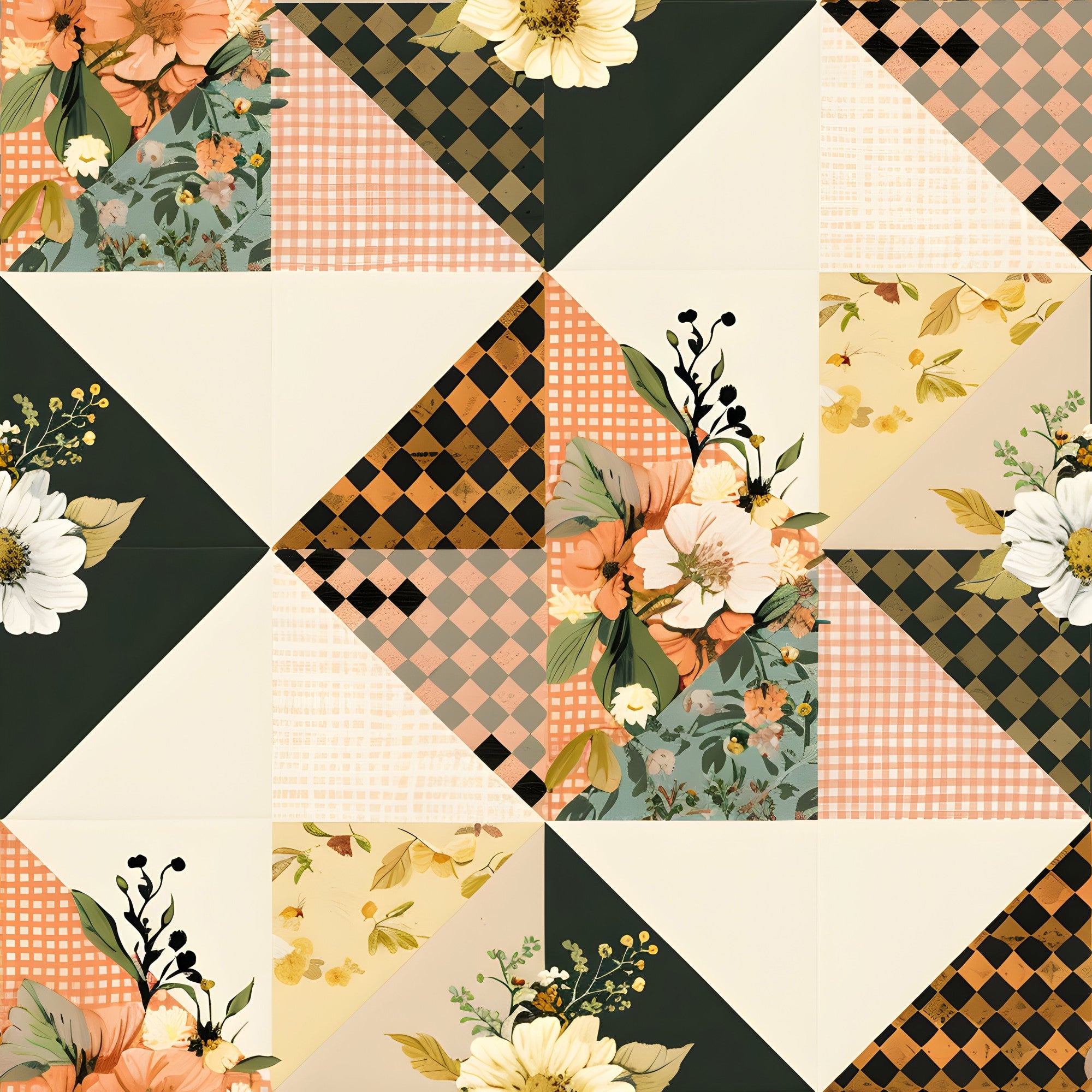 Prairie Blooms Pattern 15 Minky Fabric