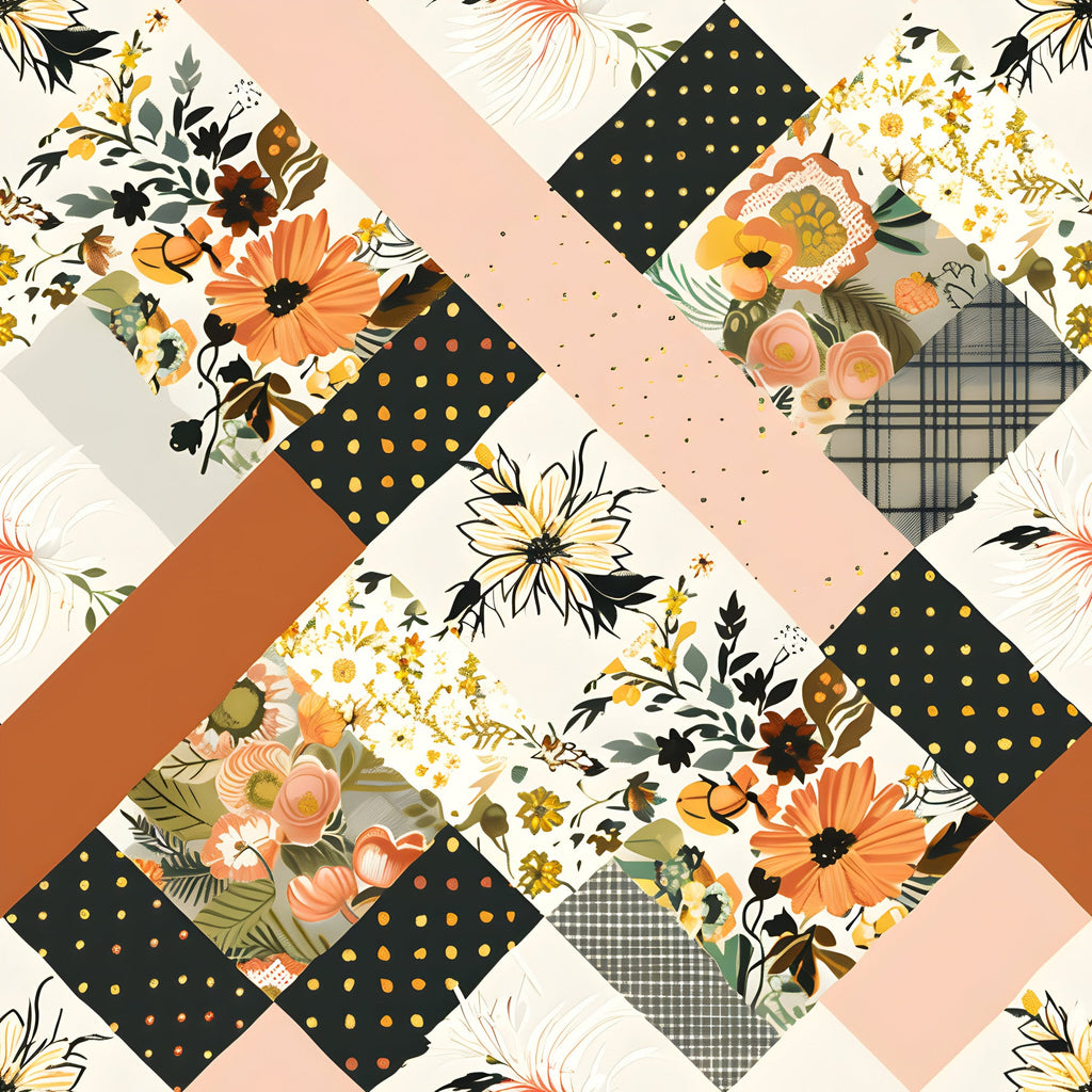 Prairie Blooms Pattern 2 Minky Fabric
