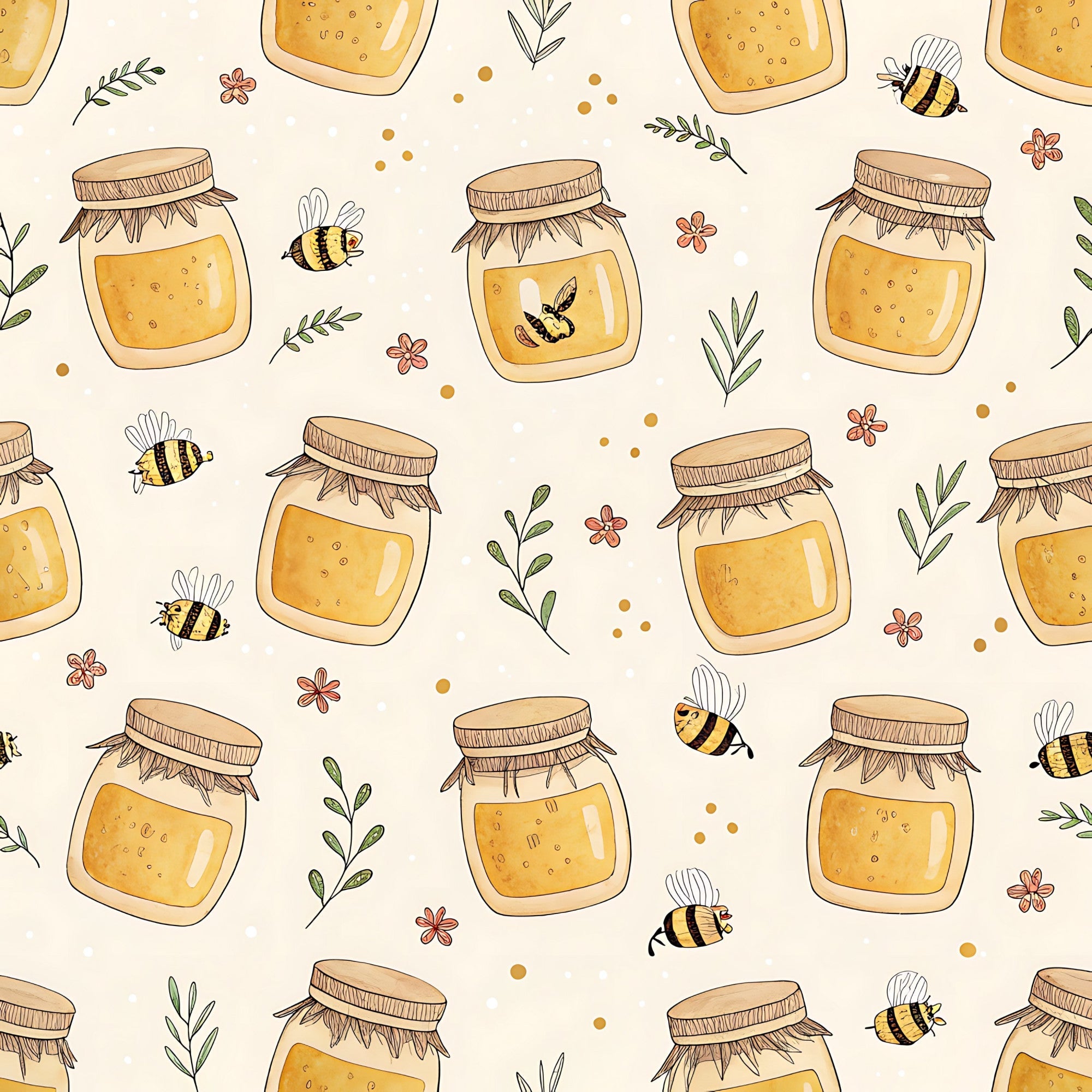 Honeycomb Harvest Pattern 15 Minky Fabric