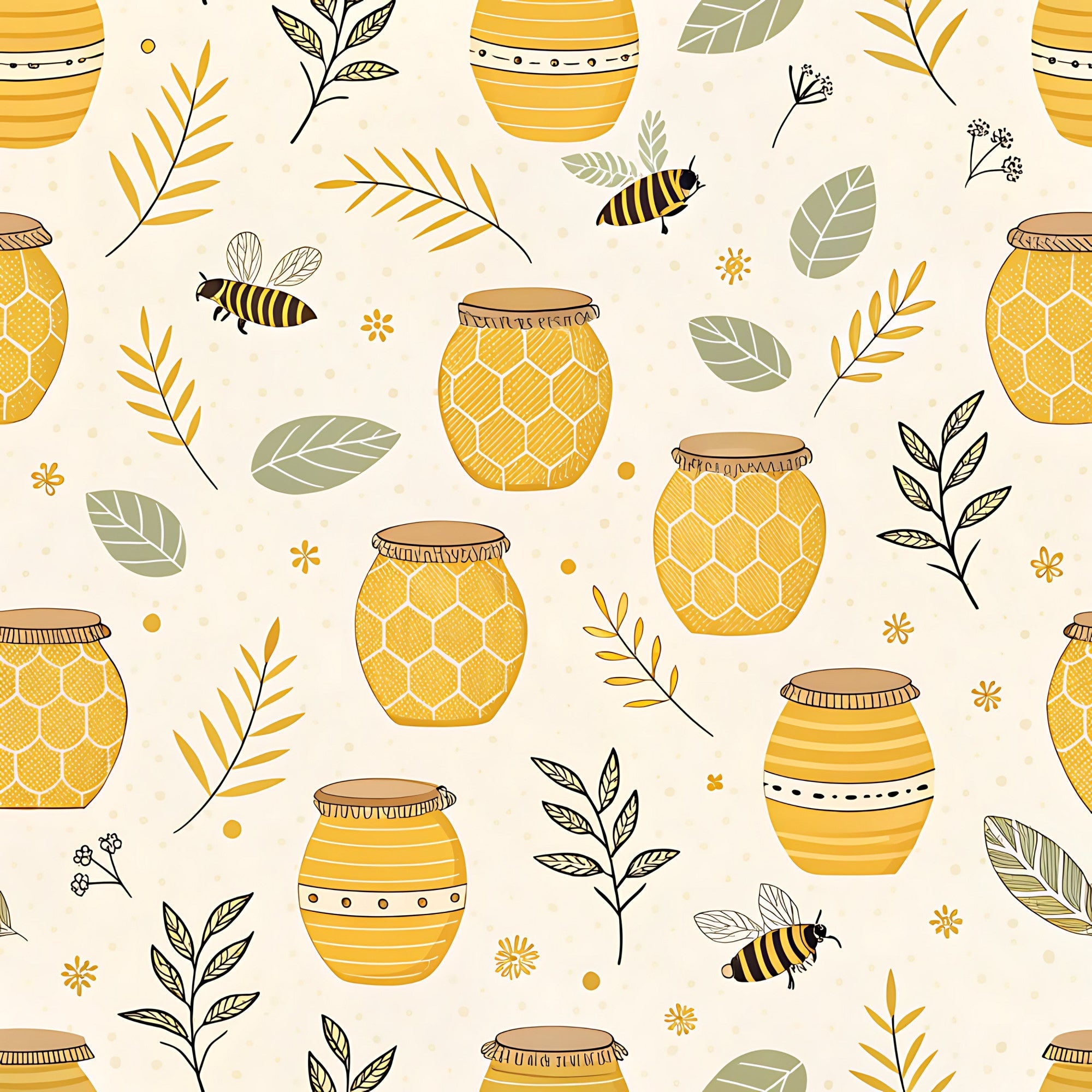 Honeycomb Harvest Pattern 19 Minky Fabric