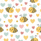 Honeycomb Harvest Pattern 2 Minky Fabric