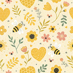 Honeycomb Harvest Pattern 21 Minky Fabric