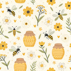 Honeycomb Harvest Pattern 22 Minky Fabric