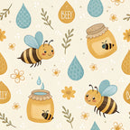 Honeycomb Harvest Pattern 3 Minky Fabric