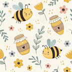 Honeycomb Harvest Pattern 9 Minky Fabric