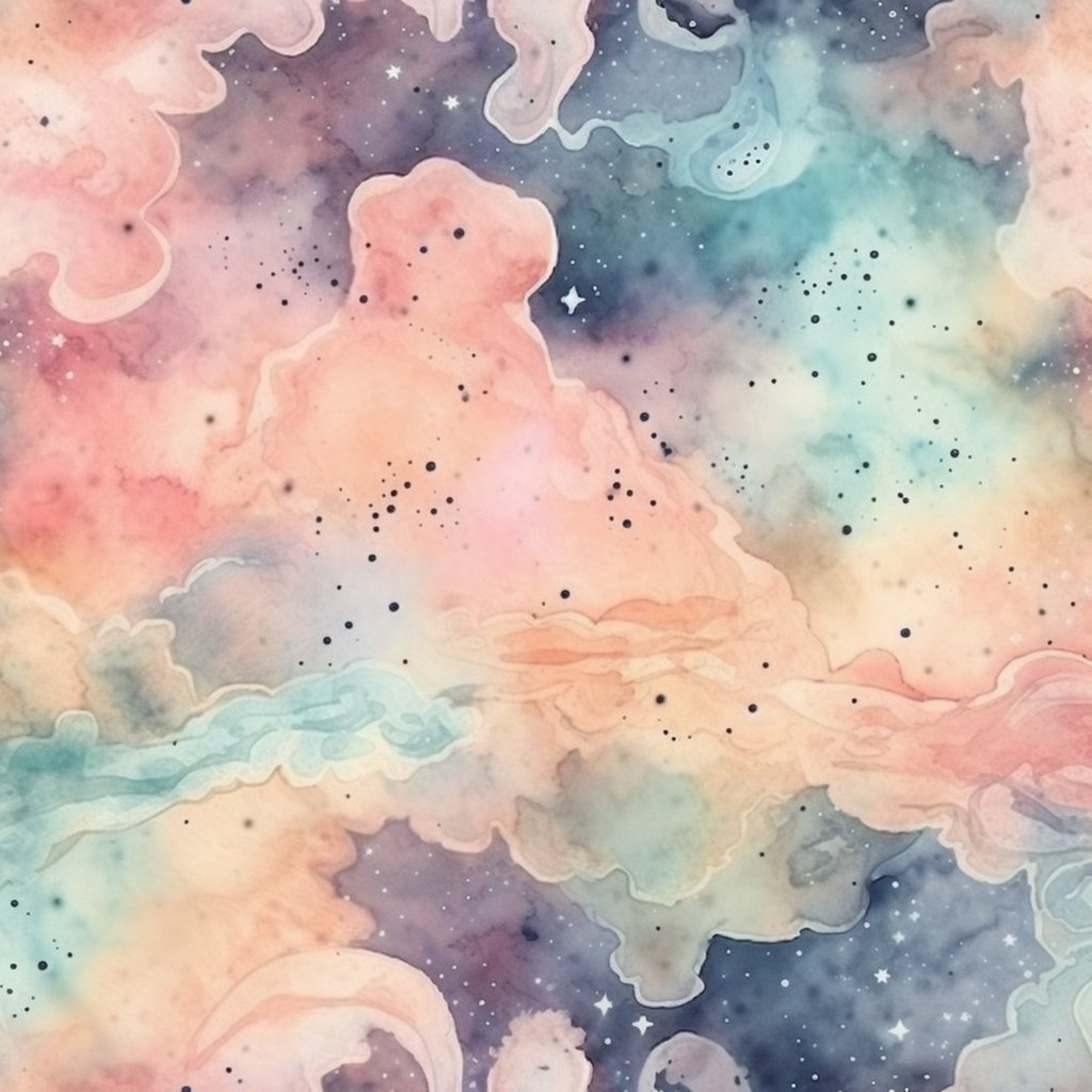 Dreamy Cosmos Pattern 2 Minky Fabric