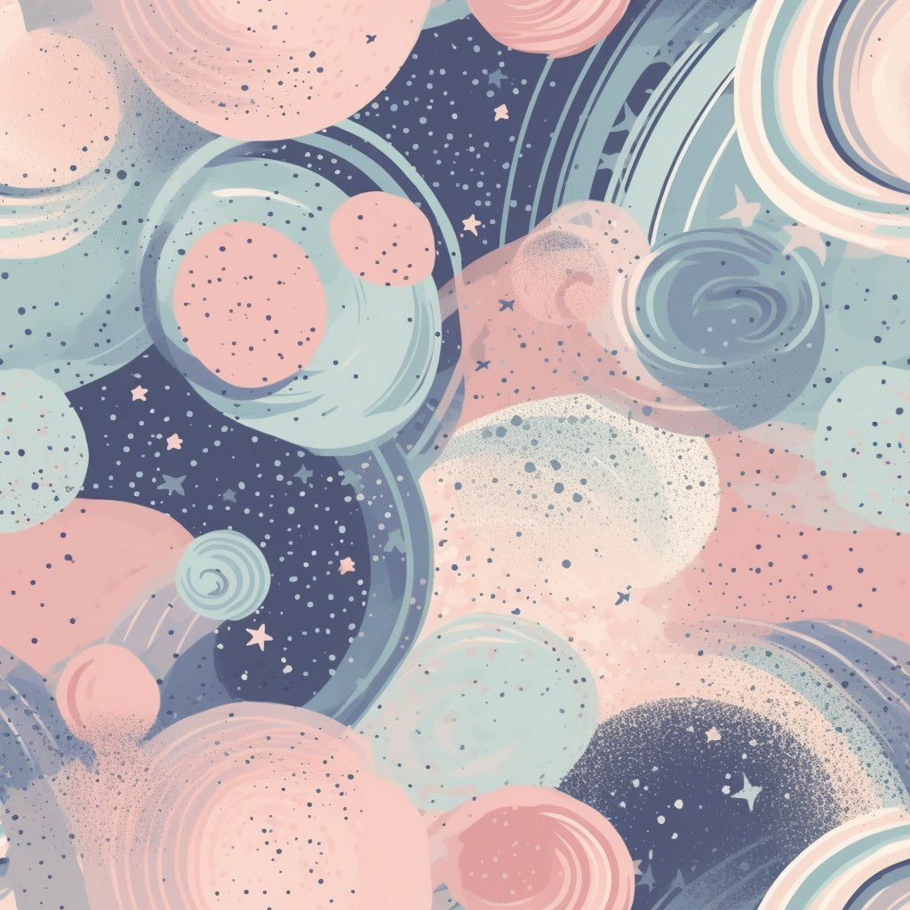 Dreamy Cosmos Pattern 5 Minky Fabric