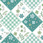 Stitched Meadow Pattern 10 Minky Fabric