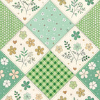 Stitched Meadow Pattern 17 Minky Fabric