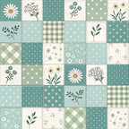 Stitched Meadow Pattern 19 Minky Fabric
