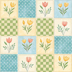 Stitched Meadow Pattern 2 Minky Fabric