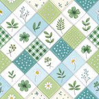 Stitched Meadow Pattern 9 Minky Fabric