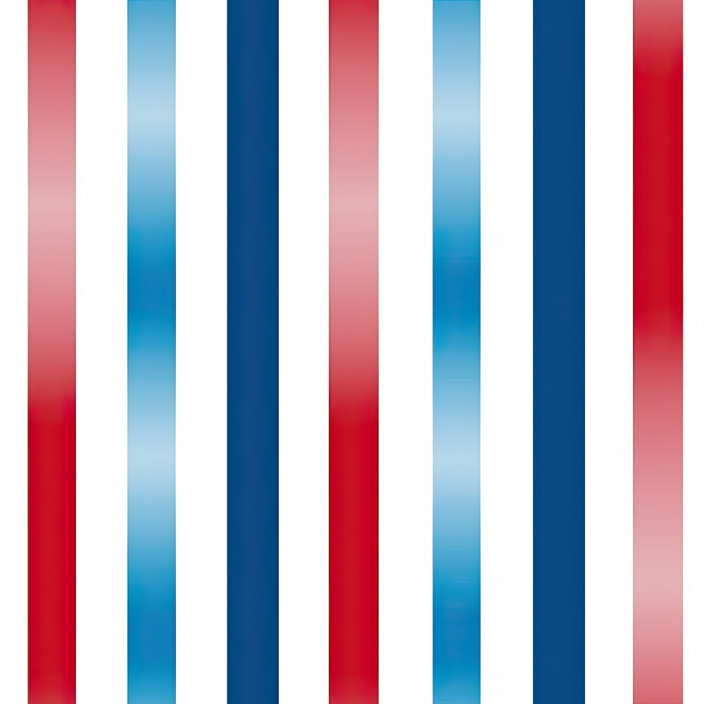 '- Patriotic July Pattern 18 Fabric - Stripes - Red - White - Blue - Cotton - Quilting - Yardage - Soft - Traditional - Premium