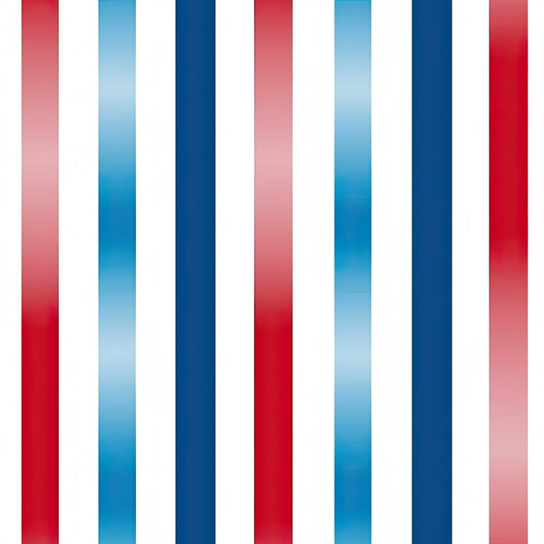 '- Patriotic July Pattern 18 Fabric - Stripes - Red - White - Blue - Cotton - Quilting - Yardage - Soft - Traditional - Premium