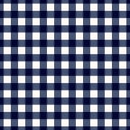 '- Patriotic July Pattern 6 Fabric - Quilt material - Cotton textile - Checkered design - Navy blue squares - White squares - Classic gingham pattern - Fabric for sewing - Soft cotton cloth - Durable quilting fabric