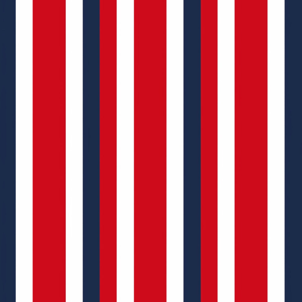 Vertical red, white, and blue stripes pattern in alternating sequence.