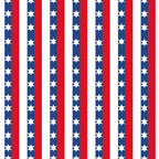 Red and white vertical stripes with alternating blue bands featuring white stars.