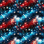 Patriotic Confetti and Glitter Pattern 1 Minky Fabric