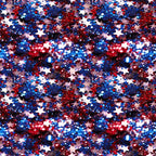 Patriotic Confetti and Glitter Pattern 9 Minky Fabric