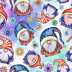 Patriotic Gnomes Pattern 11 Minky Fabric