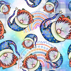 Patriotic Gnomes Pattern 5 Minky Fabric