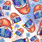 Patriotic Gnomes Pattern 9 Minky Fabric