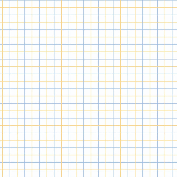 Grid paper with light blue vertical and horizontal lines intersecting at right angles, forming small squares.