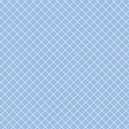 A blue background with a white diagonal grid pattern.