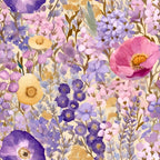 Lavender Meadow Pattern 14 Minky Fabric